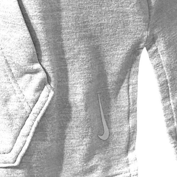 Nike Dri Fit Wm’s Sz XS Gray Hooded Sweatshirt - Picture 2 of 4